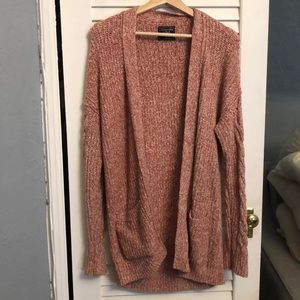 Pink cardigan